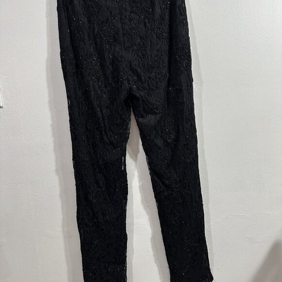 LAFAYETTE 148 Hand Beaded‎ Evening Dress Pants Size 4 - Picture 5 of 10